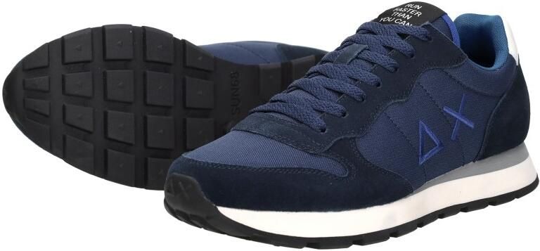 Sun68 Tom Solid Sneakers Heren Blauw - Foto 5