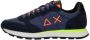 Sun68 Fluo Navy Blue Hardloopschoenen Tom Solid Blue Heren - Thumbnail 2