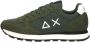 Sun68 Heren Lage sneakers Tom Solid Groen Textiel - Thumbnail 2