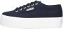 Superga 2790 Cotw Line Up And Down Lage sneakers Dames Blauw - Thumbnail 3