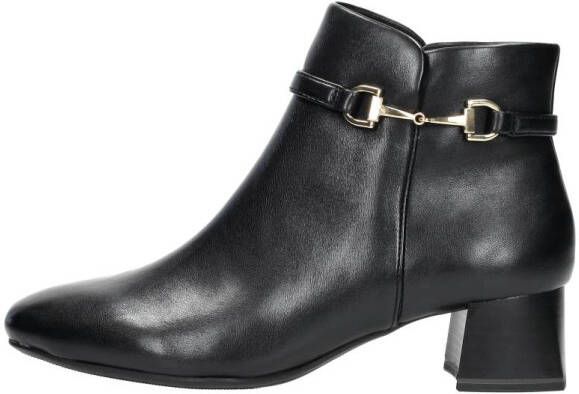 Tamaris Zwarte vegan suède enkellaarzen voor dames Zwart Dames - Foto 2