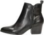 Tamaris Elegante Zwarte Dierenprint Enkellaars Black Dames - Thumbnail 2