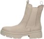 Tamaris Trendy Beige Leren Chelsea Laars Beige Dames - Thumbnail 3