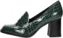 Tamaris Groene Krokodillenprint Pump Green Heren - Thumbnail 3