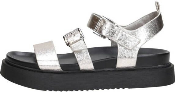 tamaris Sandalen Plat Zilver
