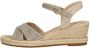 Tamaris Slippers plateau zomerschoen pantoffels in monochrome look - Thumbnail 3