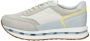 Tamaris Trendy Bruine Sneakers met Grijze en Blauwe Accenten Multicolor Dames - Thumbnail 2