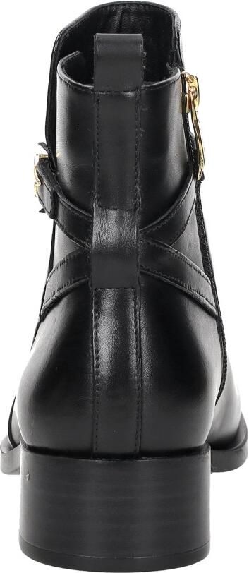 Tamaris Laarsjes blokhak business schoen ankleboots met t-logo decoratie - Foto 7