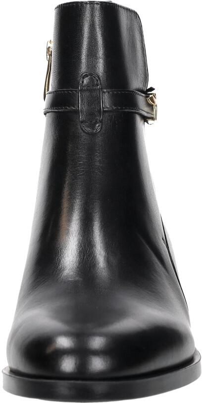 Tamaris Laarsjes blokhak business schoen ankleboots met t-logo decoratie - Foto 9