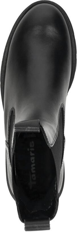 Tamaris dames chelsea boot leren laarzen enkellaars vrouwen leer M2549141 zwart - Foto 10