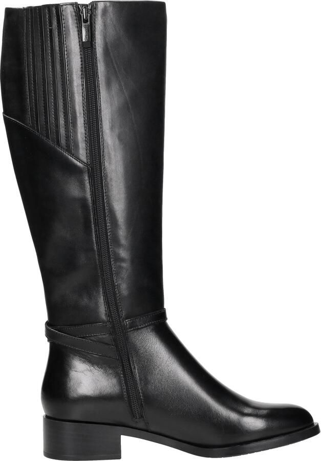 Tamaris Laarzen Blokhak lange laars met T-logo element - Foto 4