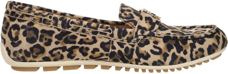 Tamaris Loafers van leer met labeldetails - Foto 9