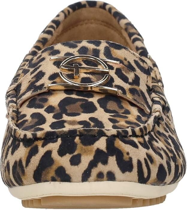 Tamaris Loafers van leer met labeldetails - Foto 5