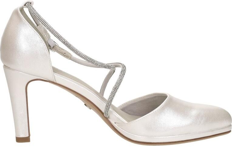 Tamaris Metallic Gouden Vegan Sandalette met 7 5 cm Hak Yellow Dames - Foto 15
