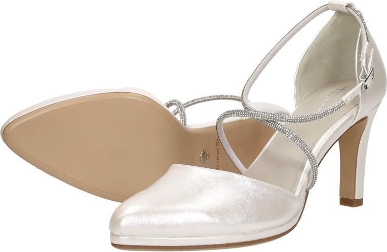 Tamaris Metallic Gouden Vegan Sandalette met 7 5 cm Hak Yellow Dames - Foto 14