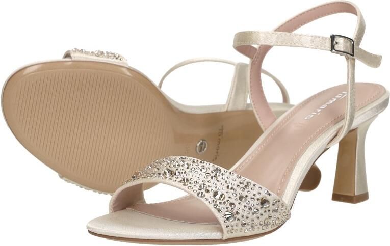 Tamaris Sandalen Hak Sandalen Hak Gebroken wit - Foto 6