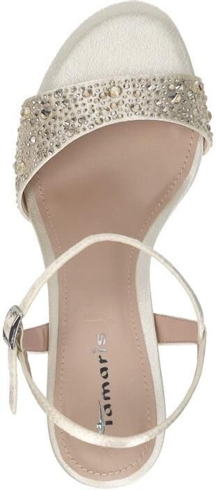 Tamaris Sandalen Hak Sandalen Hak Gebroken wit - Foto 9