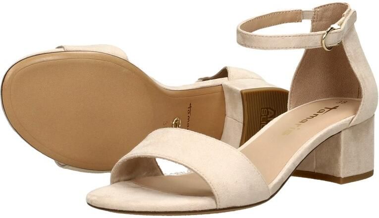 Tamaris Beige Elegante Platte Sandalen voor Vrouwen Beige Dames - Foto 8