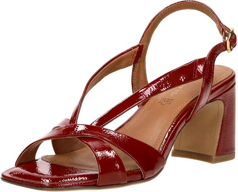 Tamaris Sandalen Met Hak rood Synthetisch - Foto 8