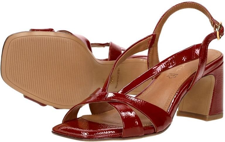 Tamaris Sandalen Met Hak rood Synthetisch - Foto 9