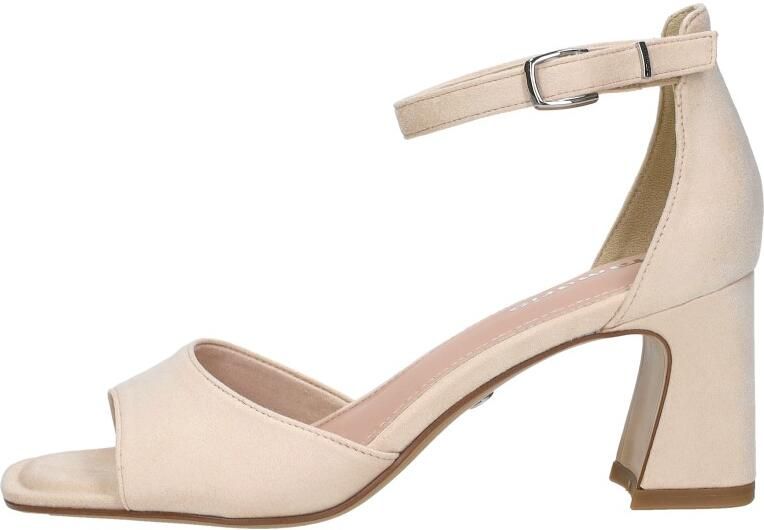 Tamaris damessandaaltjes 1-28318-46-251 damesschoenen elegant textiel beige - Foto 2