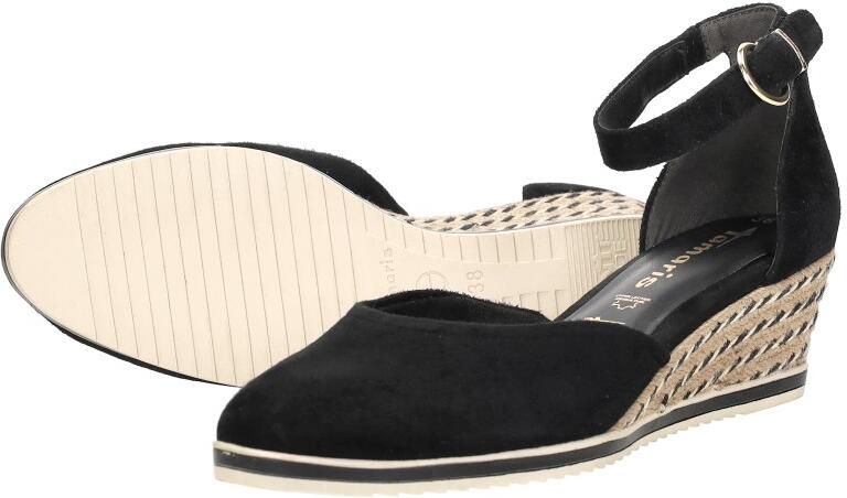 Tamaris Pumps met sleehak instapschoen wig-hak bandensandaal met modieuze jute-afwerking - Foto 6