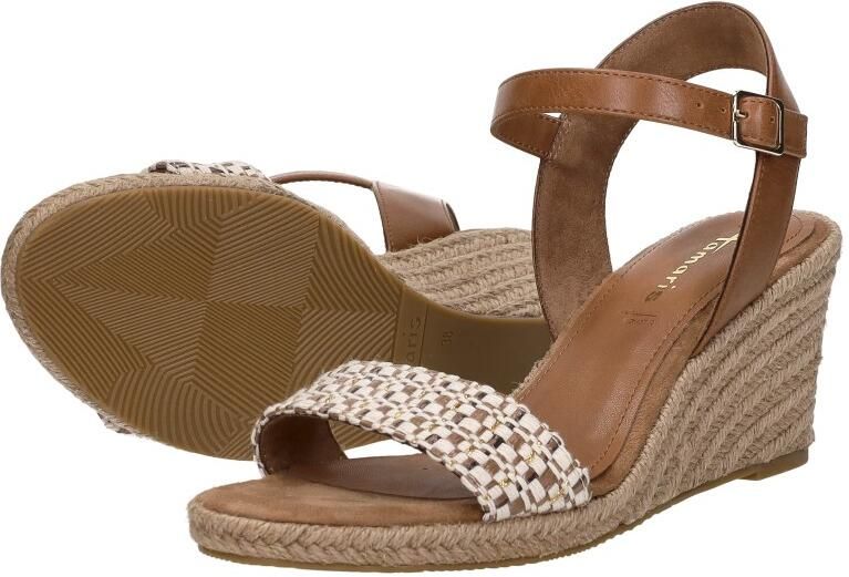 Tamaris Sandalen Touwzool Sandalen Touwzool Cognac - Foto 7