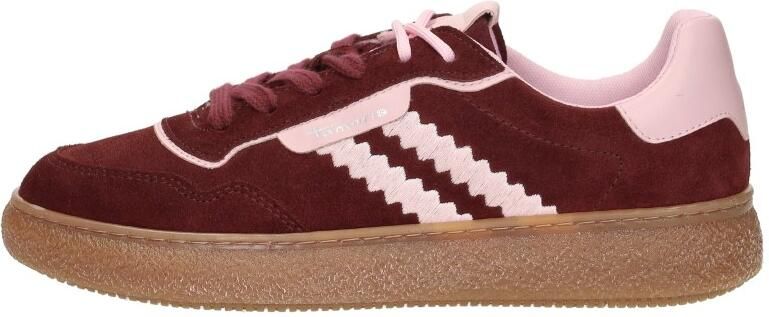 Tamaris Plateausneakers vrijetijdsschoen lage schoen veterschoen met contrast bies - Foto 3