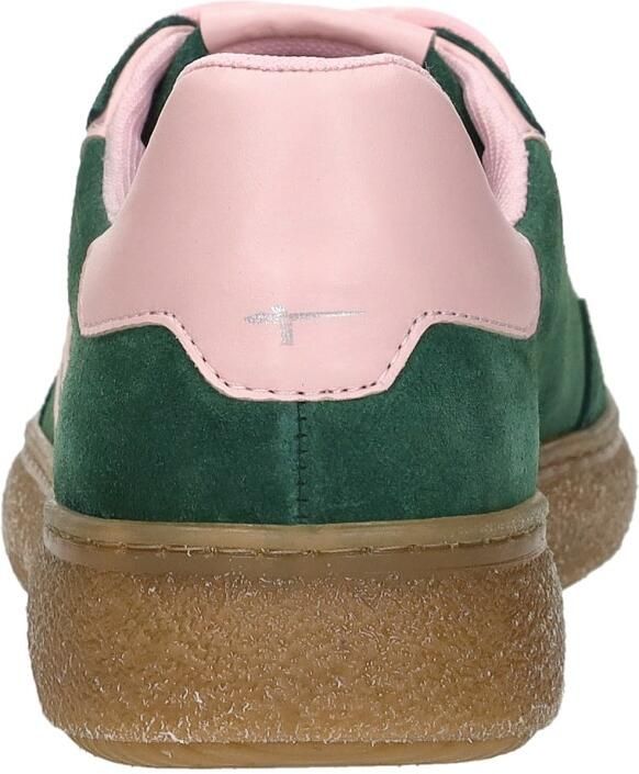 Tamaris Plateausneakers vrijetijdsschoen lage schoen veterschoen met contrast bies - Foto 4