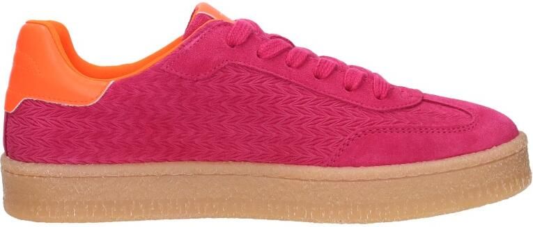 Tamaris leren damestrainers 1-23723-44 5B3 Lage damesschoen M2372344 Roze - Foto 12