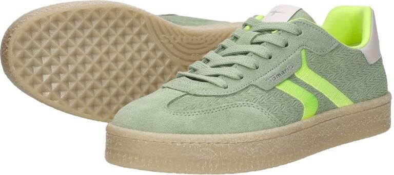 Tamaris Sneakers groen Leer Dames - Foto 10