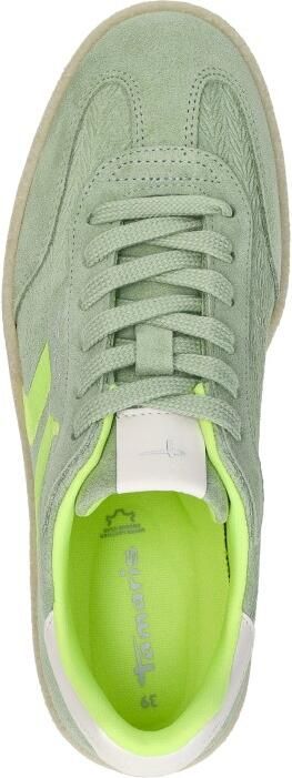 Tamaris Sneakers groen Leer Dames - Foto 12
