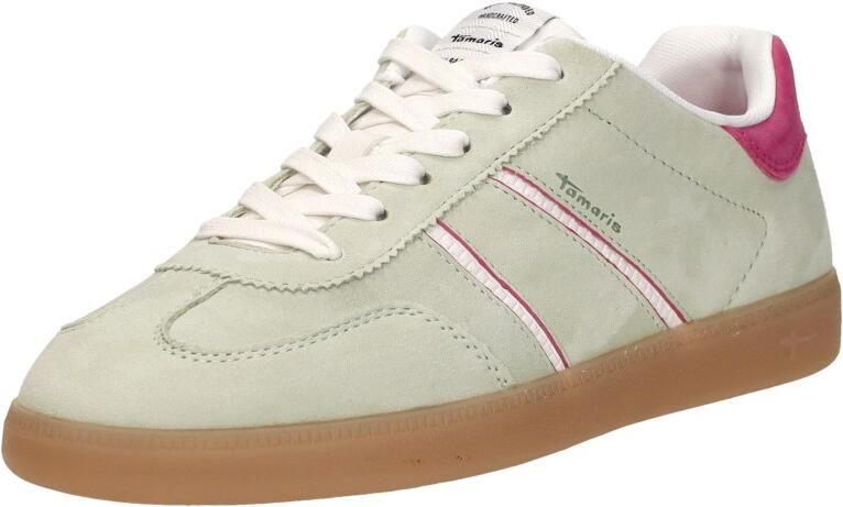 Tamaris Sneakers groen Leer Dames - Foto 11