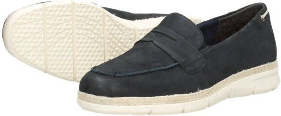 Tamaris Instappers Blauw Leer 131308 Dames Leer - Foto 3