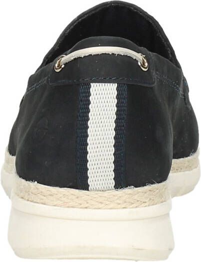 Tamaris Instappers Blauw Leer 131308 Dames Leer
