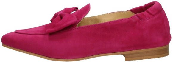 Tango Shoes Tango Nicolette 9C Pink Kid Suede Loafer Instappers roze strik schoenen Loafers Dames schoenen - Foto 5