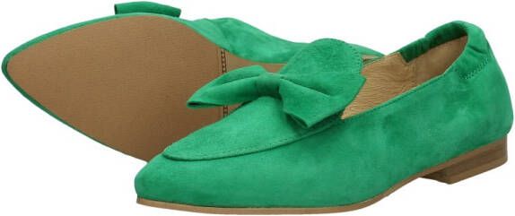 Tango Shoes Tango Nicolette 9d Green Kid Suede Loafer Dames loafer loafers Groene schoenen Groene loafer - Foto 6