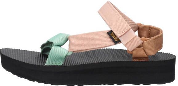 Teva Verstelbare Band Sandaal met Snel Drogende Structuur Multicolor Dames - Foto 13
