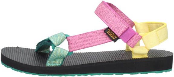 Teva sandalen roze geel groen Meisjes Textiel Meerkleurig 29 30 - Foto 3