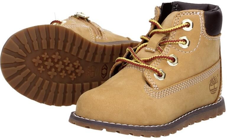 Timberland Pokey Pine 6in Boot Boots Schoenen wheat nubuck maat: 24 beschikbare maaten:22 23 24 25 26 27 28 29 30 - Foto 15