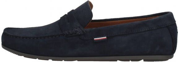 Tommy Hilfiger NU 21% KORTING Instappers CLASSIC SUEDE PENNY LOAFER met siertrensje - Foto 3