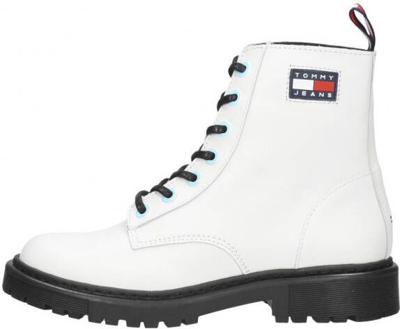 Tommy Hilfiger Iridescent Eyelets Flat Boot