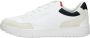 Tommy Hilfiger Sneakers TH BASKET CORE LTH MIX ESS met contrastafwerkingen vrijetijdsschoen lage schoen veterschoen - Thumbnail 3