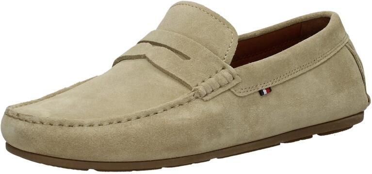 Bruin Tinten Tommy Hilfiger FM0FM04271-AEG heren instappers gekleed beige - Foto 4