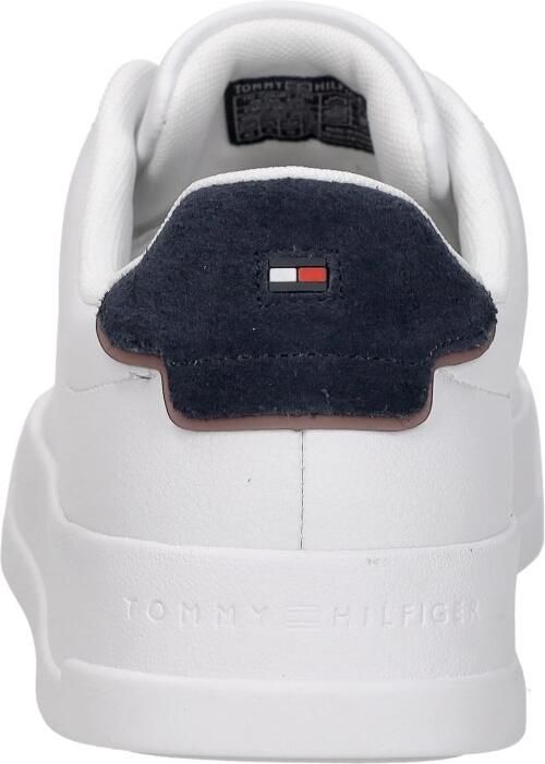 Tommy Hilfiger Sneakers TH COURT LTH DETAIL ESS vrijetijdsschoen lage schoen veterschoen met zijlijk logo-opdruk - Foto 4