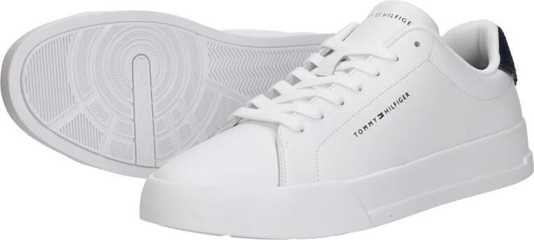 Tommy Hilfiger Sneakers TH COURT LTH DETAIL ESS vrijetijdsschoen lage schoen veterschoen met zijlijk logo-opdruk - Foto 7
