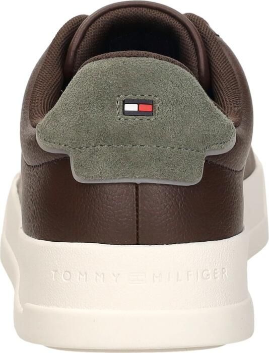 Tommy Hilfiger Sneakers van mix van leer en textiel met labelopschrift - Foto 11