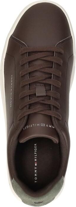 Tommy Hilfiger Sneakers van mix van leer en textiel met labelopschrift - Foto 15