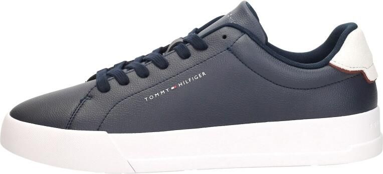 Tommy Hilfiger Sneakers TH COURT LTH DETAIL ESS vrijetijdsschoen lage schoen veterschoen met zijlijk logo-opdruk - Foto 7
