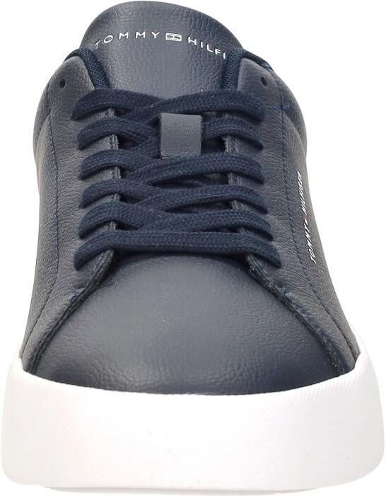 Tommy Hilfiger Sneakers TH COURT LTH DETAIL ESS vrijetijdsschoen lage schoen veterschoen met zijlijk logo-opdruk - Foto 3